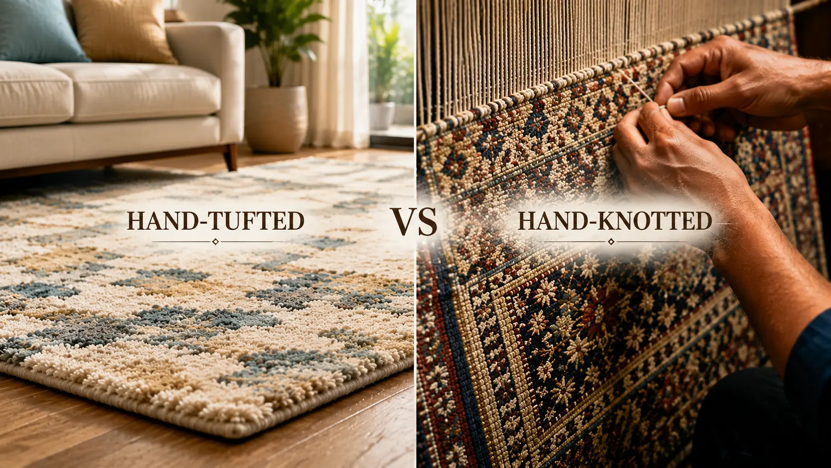 Hand-Tufted vs Hand-Knotted Rugs: Which One Should You Buy?